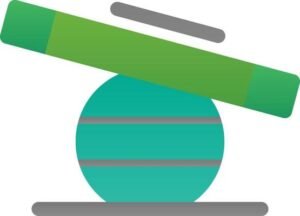 Animated image of seesaw representing balance and justice