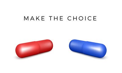 Red pill | blue pill make the choice image